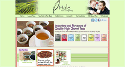 Desktop Screenshot of haletea.com